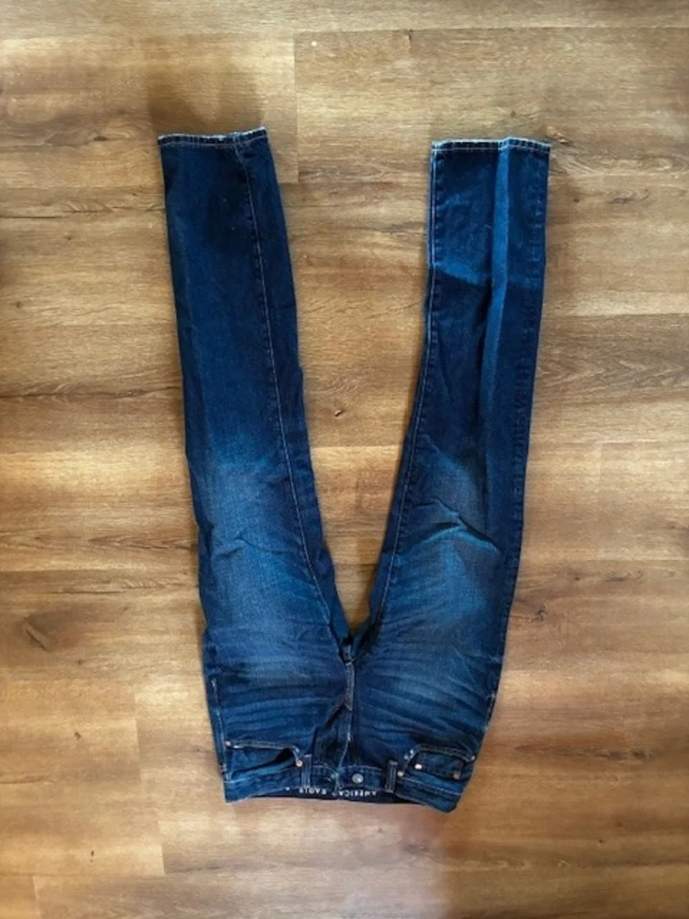 American Eagle Outfitters Straight Jeans in Blue 28X34 - Picture 4 of 5